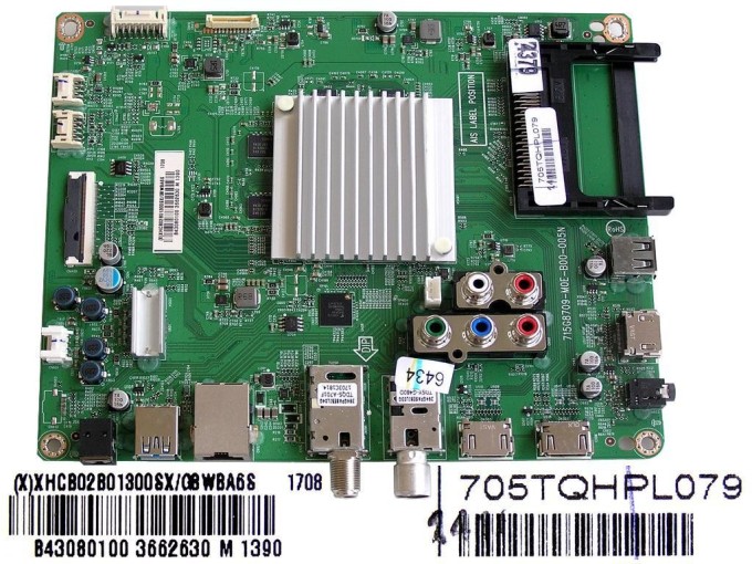 LCD LED modul základní deska XHCB02B01300SX/G8WBA6S pro Philips 55PUS6162/12