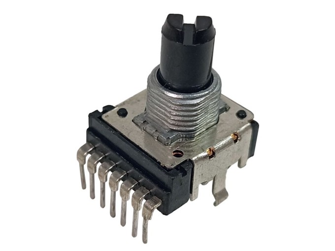 Potenciometr stereo otočný 50kΩ B č.33