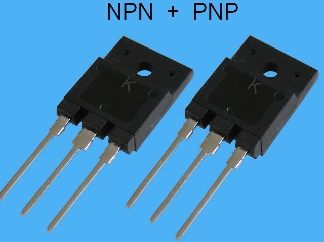 KTD998 + KTB778 KEC - Komplementární pár tranzistorů pro NF zesilovače