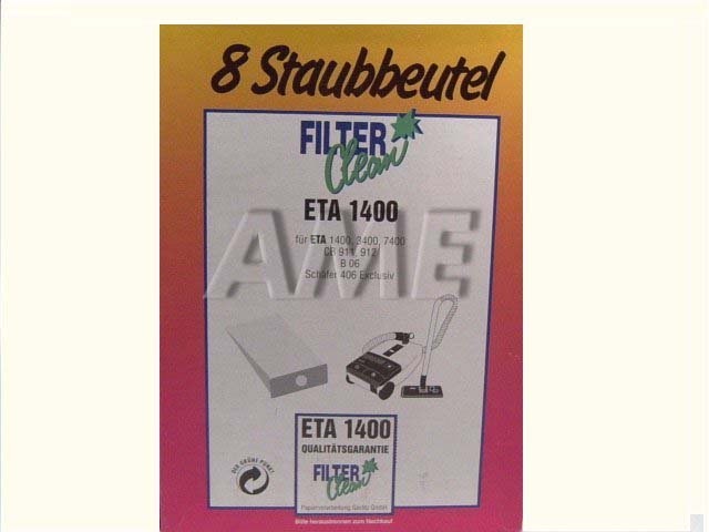 Sáčky do vysavače ETA 1400, 3400, 7400 - Sada 8 kusů