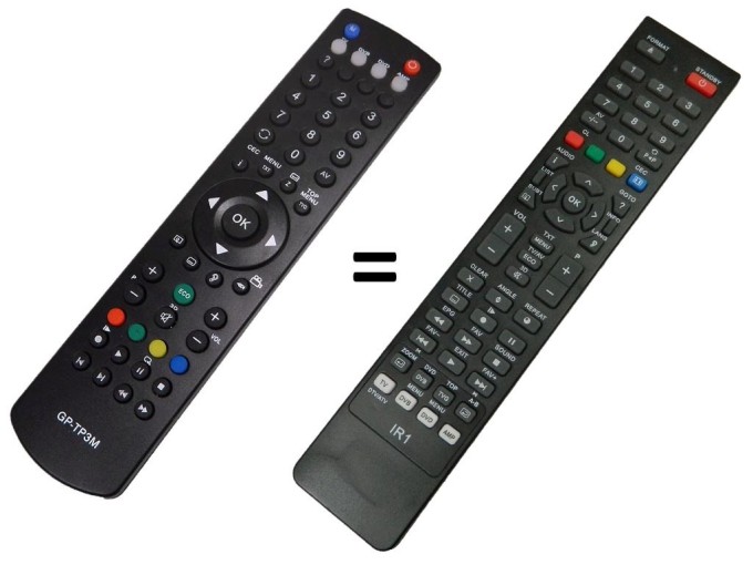 Dálkový ovladač Grundig GP-TP3M - neoriginální