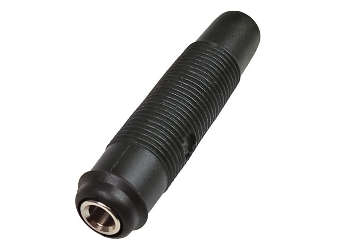 Kabelová zdířka banánek 16A - černá KUN30SW