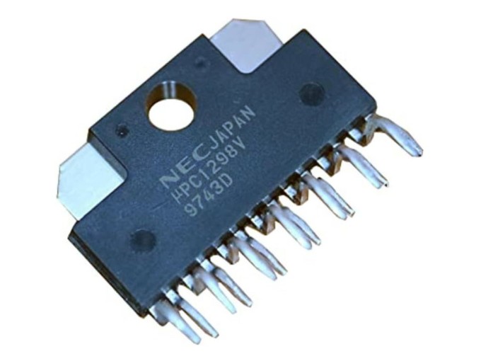 uPC1298V NF Rozkmitový Stupeň ±65V