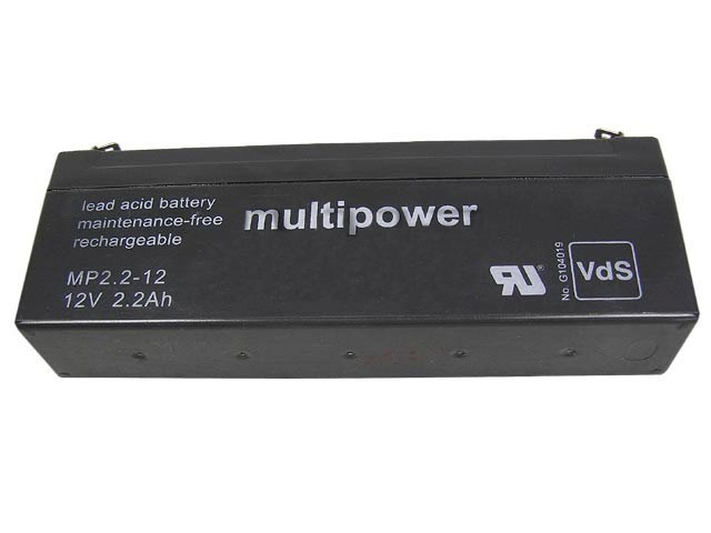 Olověný akumulátor 12V 2,2Ah MP2.2-12 Multipower