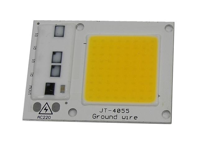 LED COB Čip 30W 230V Teplá Bílá