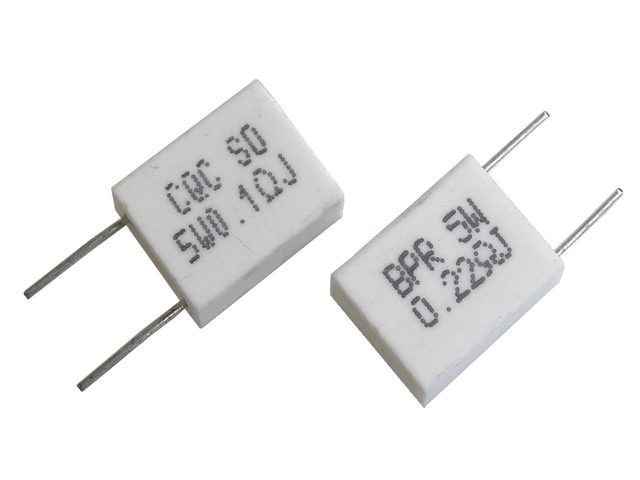 TR5 0R1 / 5W Radiální Rezistor BPR56