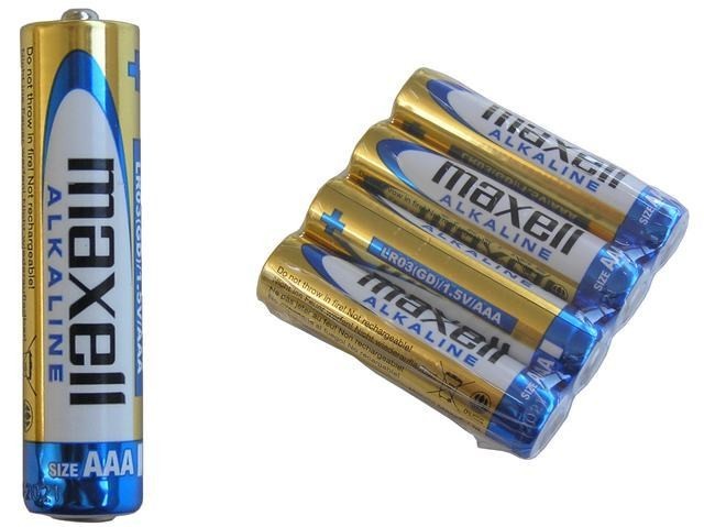 Maxell Alkaline AAA Baterie LR03 4ks