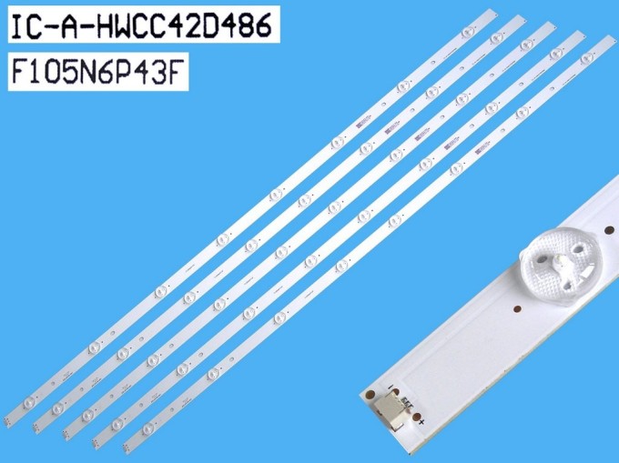 LED podsvit sada Panasonic 43" 849mm D-LED BAR 5 pásků