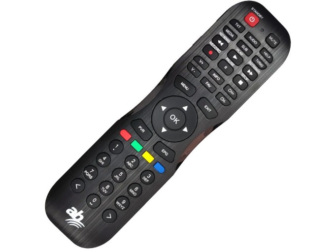 Originální dálkový ovladač pro AB Cryptobox 600 HD, 650 HD, 652 HD a 600 mini HD