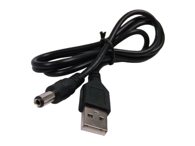 USB Kabel Typ A s Napájecím Konektorem 5.5/2.1mm