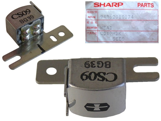 Hlava stereo 295 ohm 94R62010174 / CS09 pro kazetové magnetofony Tesla Condor