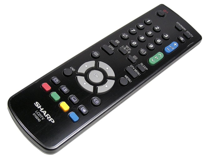 Originální dálkový ovladač SHARP 9JD076B0MU030