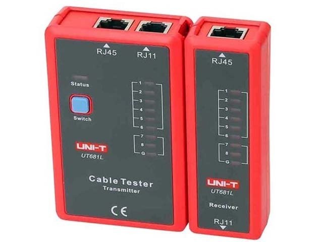 Tester kabelu UNI-T UT681L pro RJ45 a RJ11