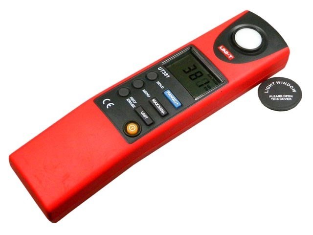 Luxmetr UNI-T UT381 pro měření osvětlení