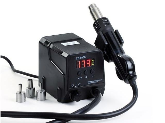 Horkovzdušná vyfoukávačka ZD-8908 s digitálním displejem