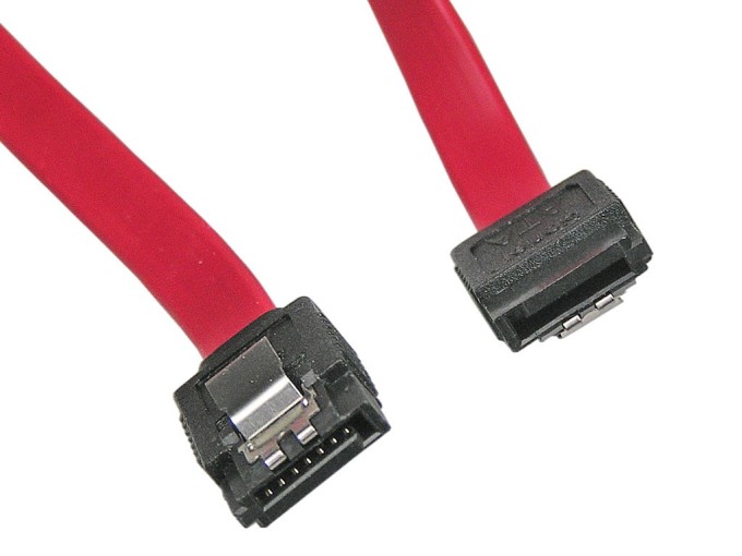 PremiumCord SATA datový kabel 1.0m s kovovou západkou