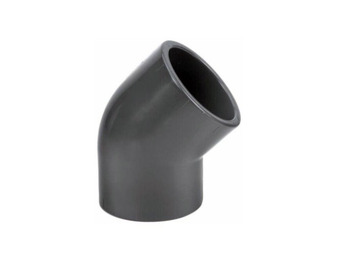 Koleno 45° PVC pro lepení, D 225 mm