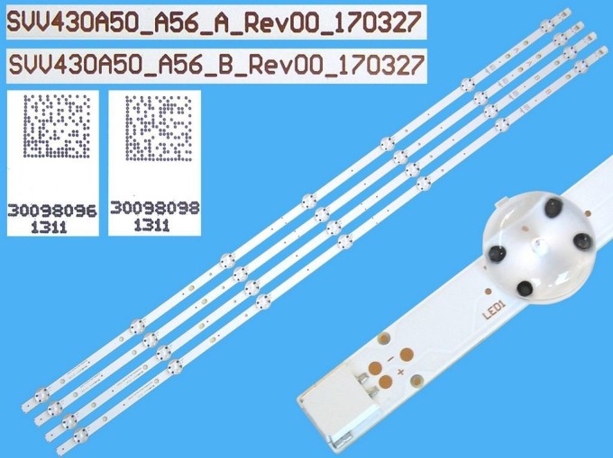 LED podsvit pro TV Vestel 43" - sada 4 pásků 817mm