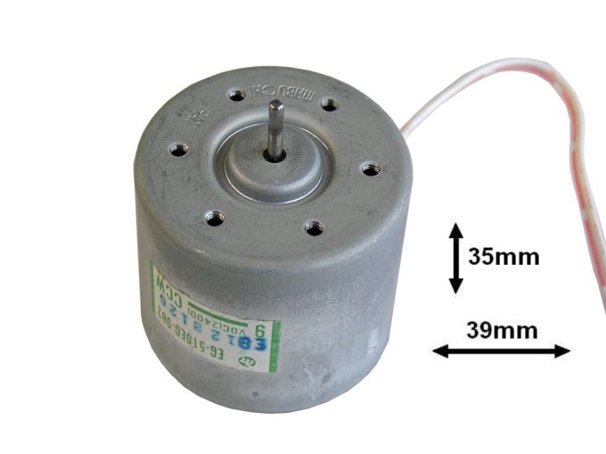 Mabuchi EG-510ED-9B2 - Motor magnetofonu 9V CCW levotočivý