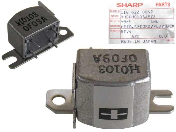 Stereo hlava 180 ohm RHEDH0103AFZZ pro kazetové magnetofony