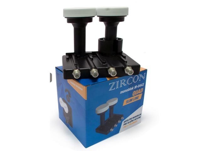 Zircon M-0443 Quad Monoblock LNB Konvertor 0,2dB