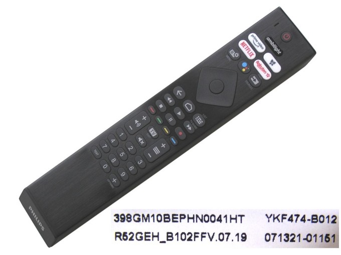 Originální dálkový ovladač PHILIPS YKF474-B012