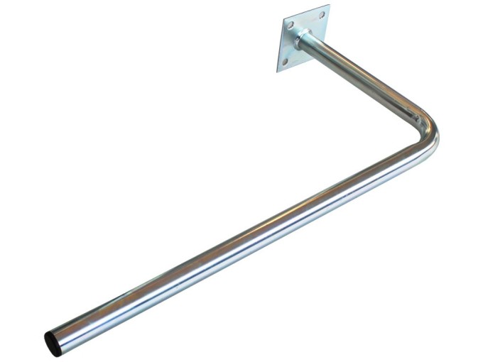 Konzole pro antény s čtvercovým uchycením, délka 25 cm