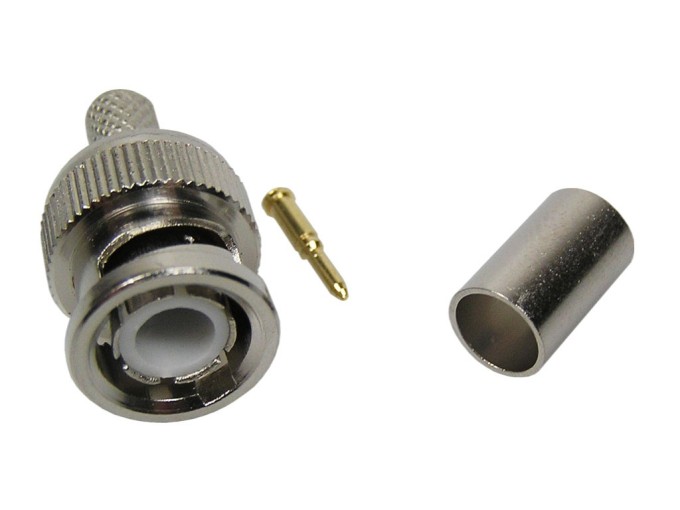 Krimpovací BNC konektor pro kabel RG59 6mm