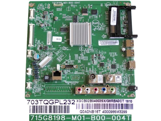 LCD základní deska XGCB02B04003SX/G8RBA3CT pro Philips 43PFS5301/12