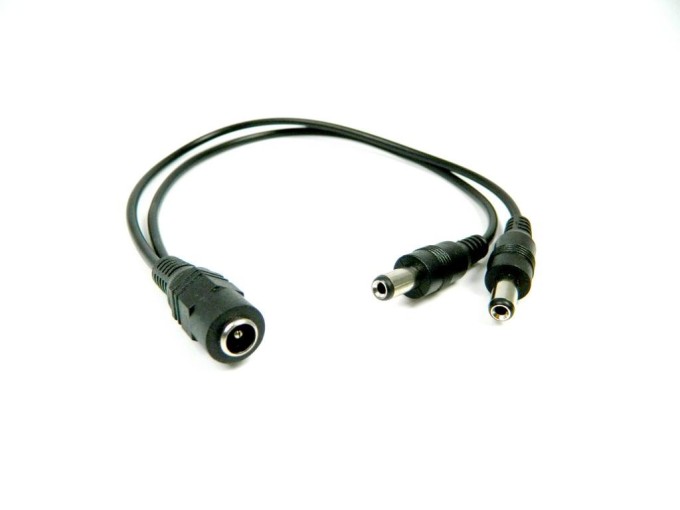 Kabelová rozdvojka napájecího konektoru 2,1 x 5,5 mm