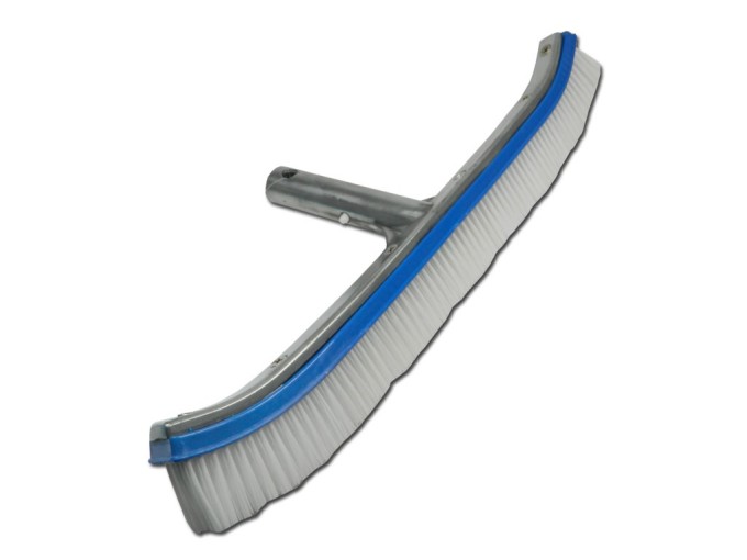 Velký bazénový kartáč 45 cm s hliníkovou výztuží