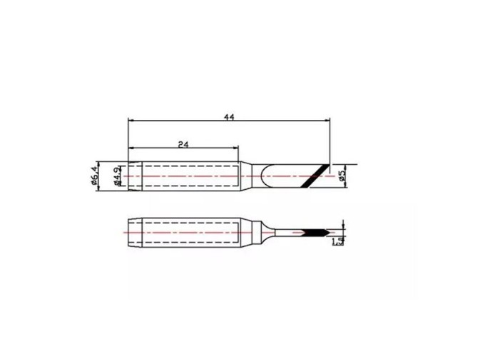 Pájecí hrot N9-5 pro pájecí stanice ZD-8916, ZD-8917B, ZD-8922, ZD-8936, ZD-8951, ZD-8919
