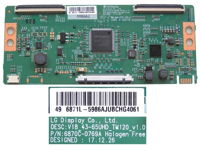 LCD T-CON modul 6870C-0769A / Tcon board 6871L-5986A