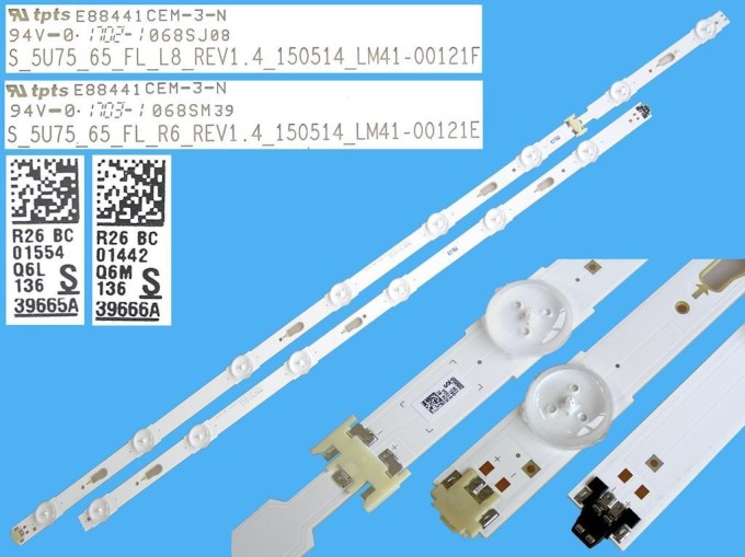 LED podsvit 1348mm pro Samsung TV - Sada BN96-39665A a BN96-39666A