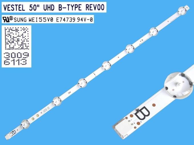 LED podsvícení 454mm, 7LED pro TV Vestel 50" DRT UHD B-Type