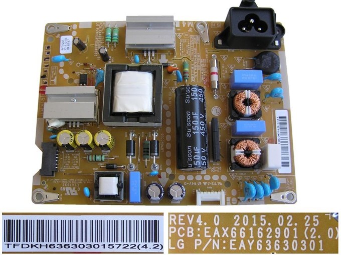 LCD Power Supply Board EAY63630301 LGP43B-15CH1