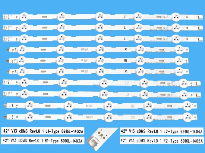 Sada LED podsvícení LG AGF78379401AL pro LCD panely 42"