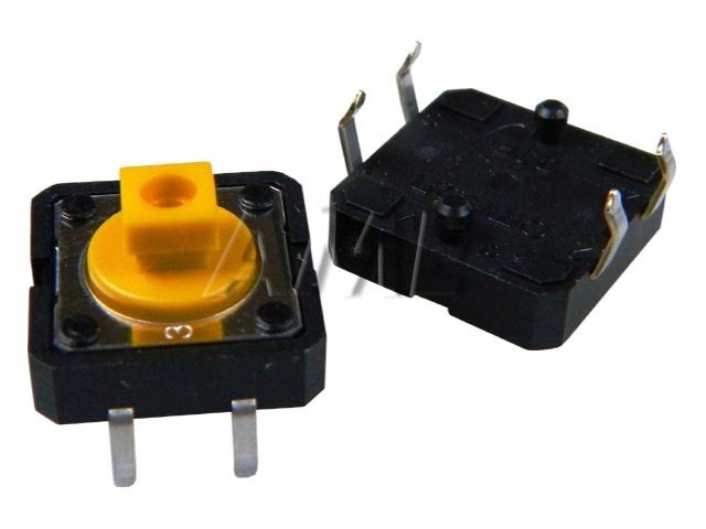 Mikrospínač B3F-4055 12x12x7.3 mm bez hmatníku