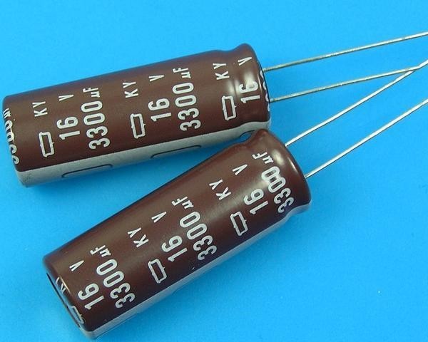 Nippon KY 3300uF/16V Elektrolytický Kondenzátor - Low ESR, 105°C