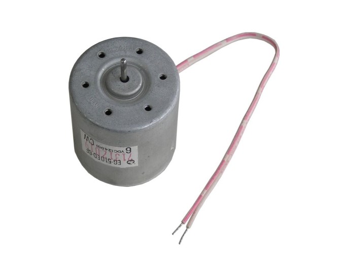 Motor magnetofonu 6V CW pravotočivý Miabuchi EG-510ED-6F