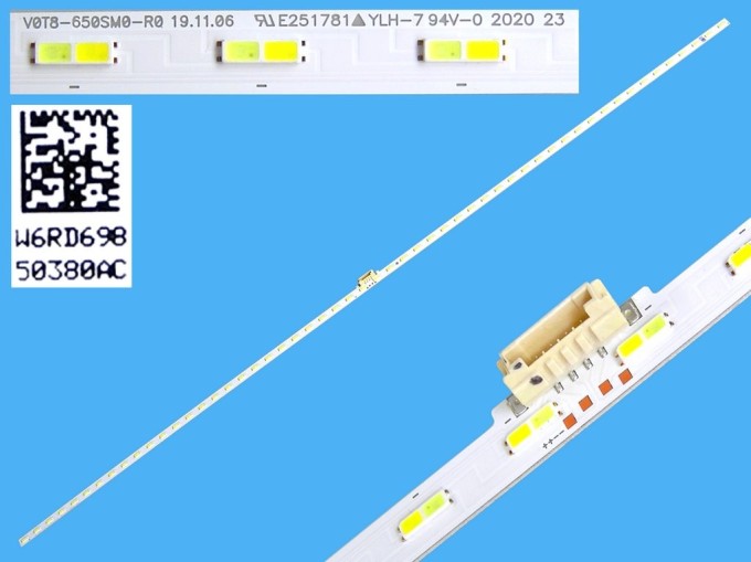 LED podsvit EDGE 707mm pro Samsung 65" - 54 LED (BN96-50380A, V0T8-650SM0-R0)
