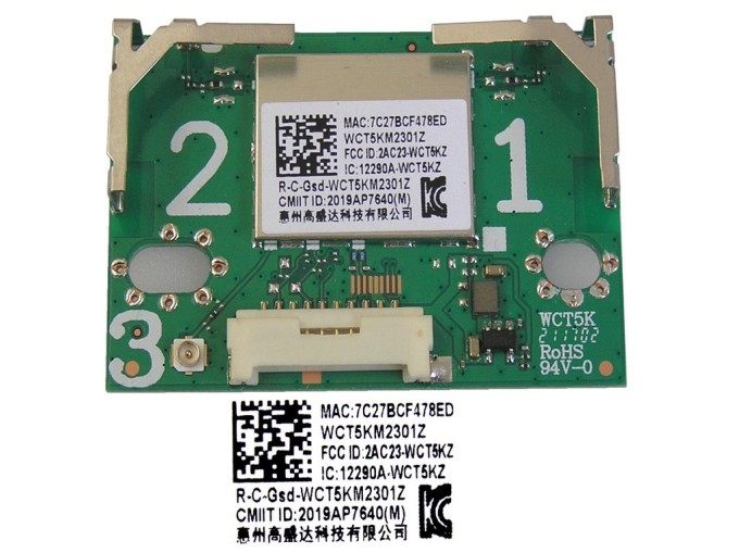 LCD LED WiFi modul WCT5KM2301Z
