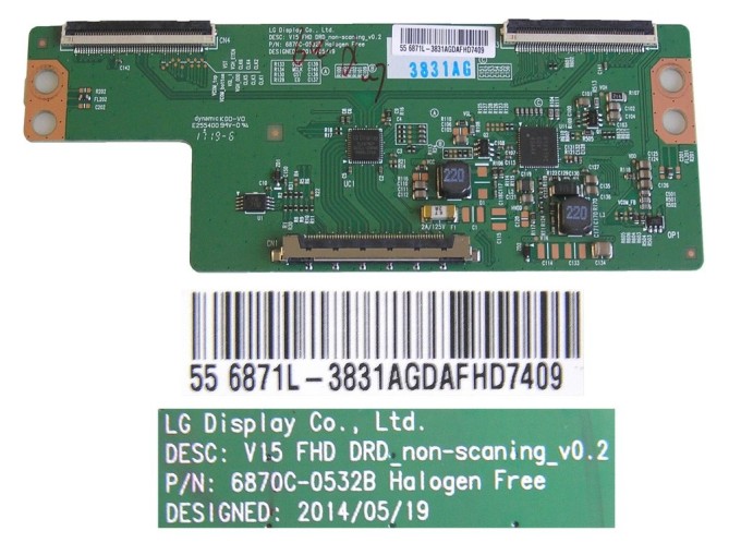 LCD T-CON modul 6870C-0532B pro Gogen TVF55P269T
