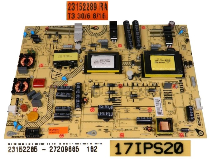LCD modul zdroj 17IPS20R6-39-40" DLB_MB95 / ASSY SMPS power board 23152285 VESTEL