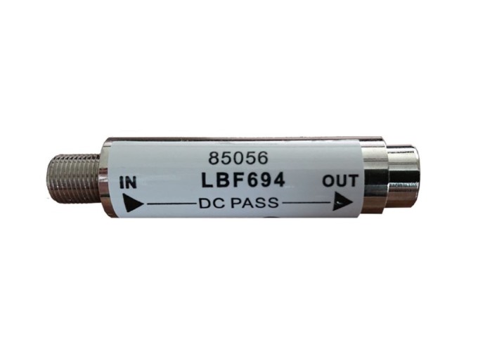 LTE filtr LBF 694 - 5-694 MHz pro LTE700, F-konektor