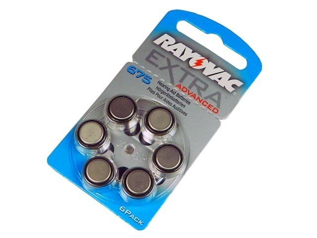 RAYOVAC Extra Advanced 675 AU PR44 Baterie do naslouchátek - 6ks