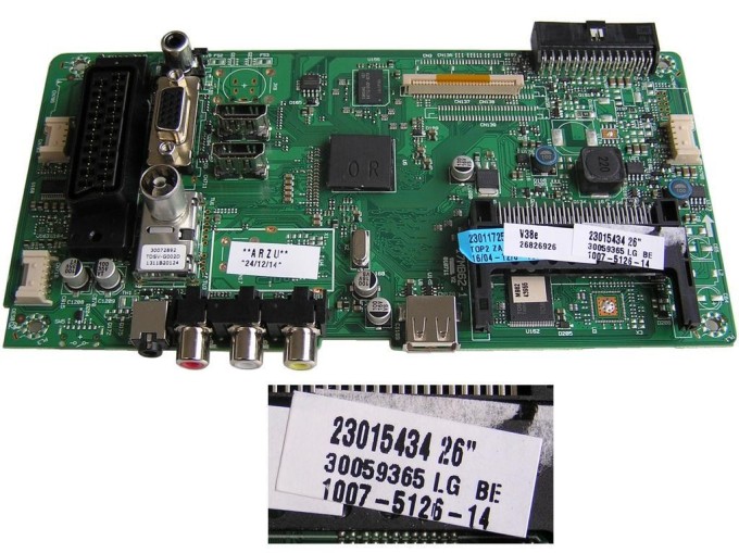 LCD modul základní deska 17MB62-F1L 23015434