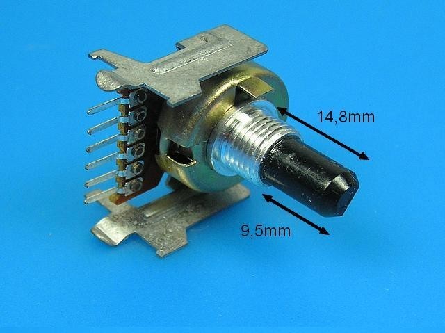 Potenciometr stereo 50kΩ A č.42