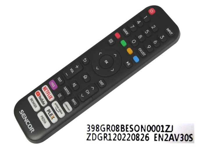 Dálkový ovladač Sencor SLE32S700TCS 398GR08BESON0001ZJ