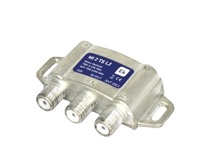 Anténní slučovač F TV/SAT s LTE filtrem ITS MI 2 TS L2